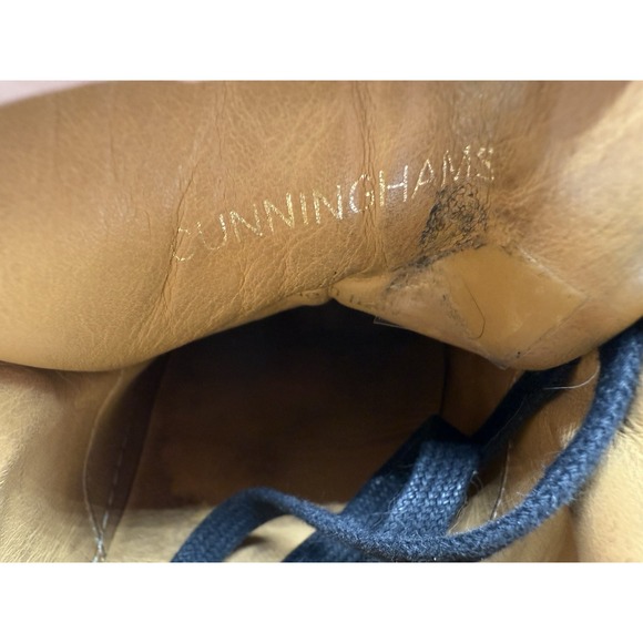 Mr. Hare x Cunninghams Black Leather Sneakers Men's Size 43 UK 9 / US 10 - Picture 6 of 8